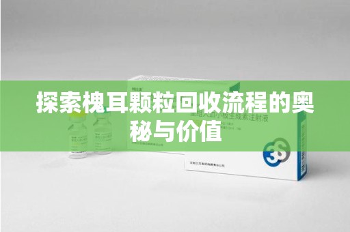 遵义探索槐耳颗粒回收流程的奥秘与价值